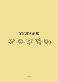 Yellow : Dinosaur and letters