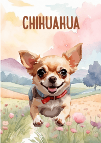 Chihuahua In Flower Theme 2