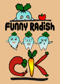 Funny and Cool Radish