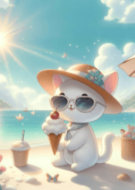 Cat in Summer V.1