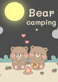Bear go to camping!