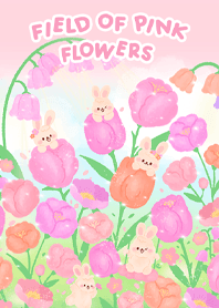 field of pink flowers (full)