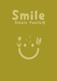 Smile & Tulip Pale mustard