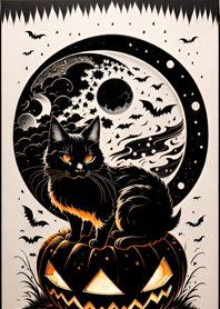 halloween cat B81c80