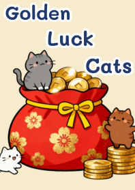 Golden Luck Cats(beige 5)