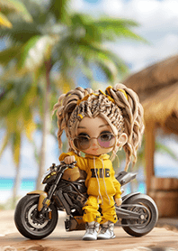 Chibi Gal Sport Bike Girl!