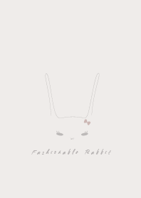Fashionable simple Rabbit