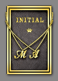 Initial M A / Gold (English)
