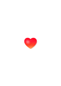 Heart Apple Red&White