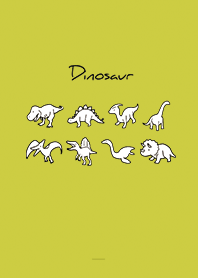 Black Yellow : Monochrome dinosaur