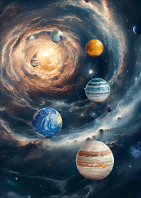 black hole of space theme