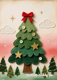 Hand-Stitched Holiday Tree