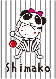シマ子とさくらんぼ。