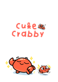 Cute Crabby-white
