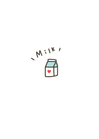 milk. white.