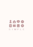 SIMPLE(beige pink)V.642