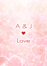 A & J Love Heart name theme