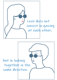 Sunglasses Boy and Girl /blue