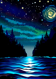 Beautiful starry night view#538