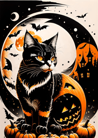 halloween cat 6f9D78