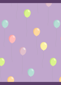 Pastel balloons01 purple