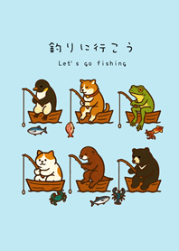 Let's go fishing(Water blue)