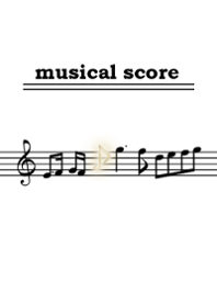 -musical score-
