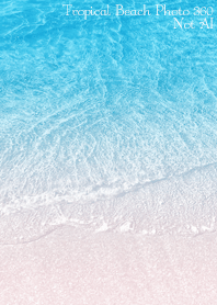 Tropical Beach Photo 360 Not AI
