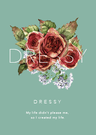 大人花柄/DRESSY