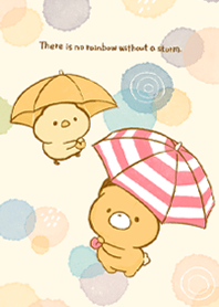 小玉米花-大雨後的彩虹