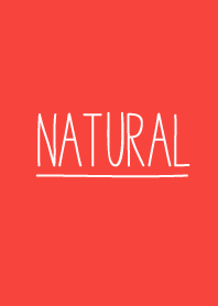NATURAL red