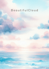 Beautiful Cloud-WATERCOLOR BLUE 7