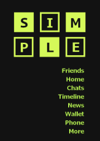 SIMPLE BOX=black limeyellow=