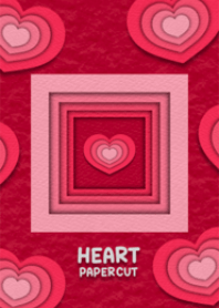 Heart Theme Paper Cut