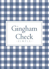 Gingham Check-Navy 3