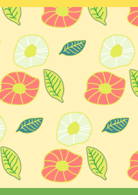 Northern Flowers4 on yellow