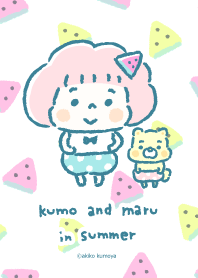 kumo and maru in summer #pop