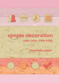 simple decoration-pink 05