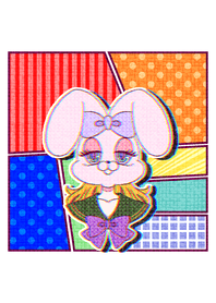 rabbit head girl5
