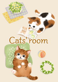 Cat illustration theme 8A