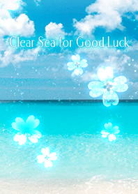 Clear Sea for Good Luck from Japan