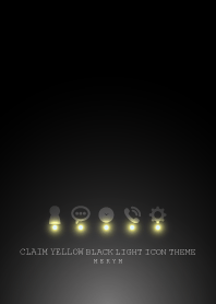 CLAIM YELLOW BLACK LIGHT ICON THEME