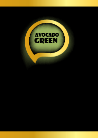 Avocado Green Gold Black Theme