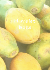 Hawiian fruits photo theme