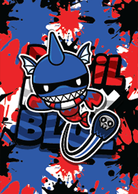 DADA : Devil Baby Blue(Pollock Style)