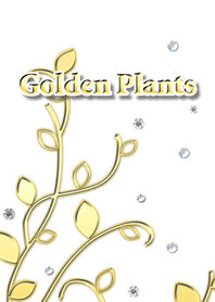 Golden Plants ホワイト