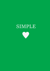 SIMPLE HEART (green:)