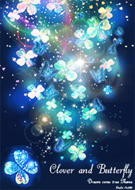Lucky Clover and Butterfly