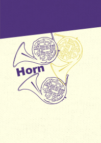 horn 3clr Pansy purple