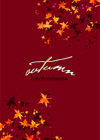Bordeaux color of autumn